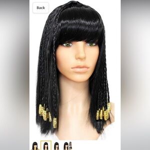 Egyptian black wig